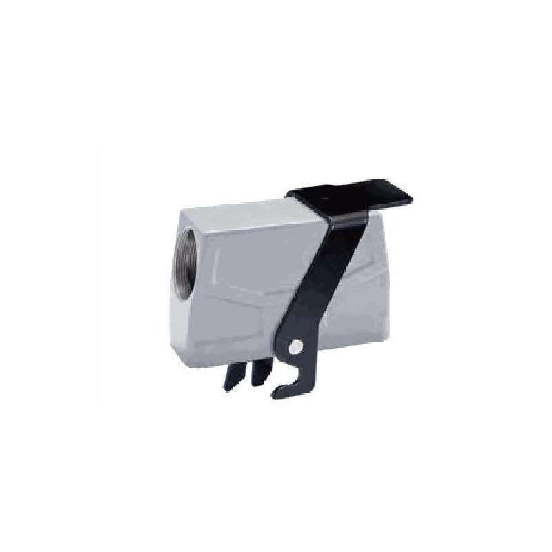 Capot 24B, Aluminium moulé sous pression, acier inoxydable, IP67, Sortie horizontale, M32